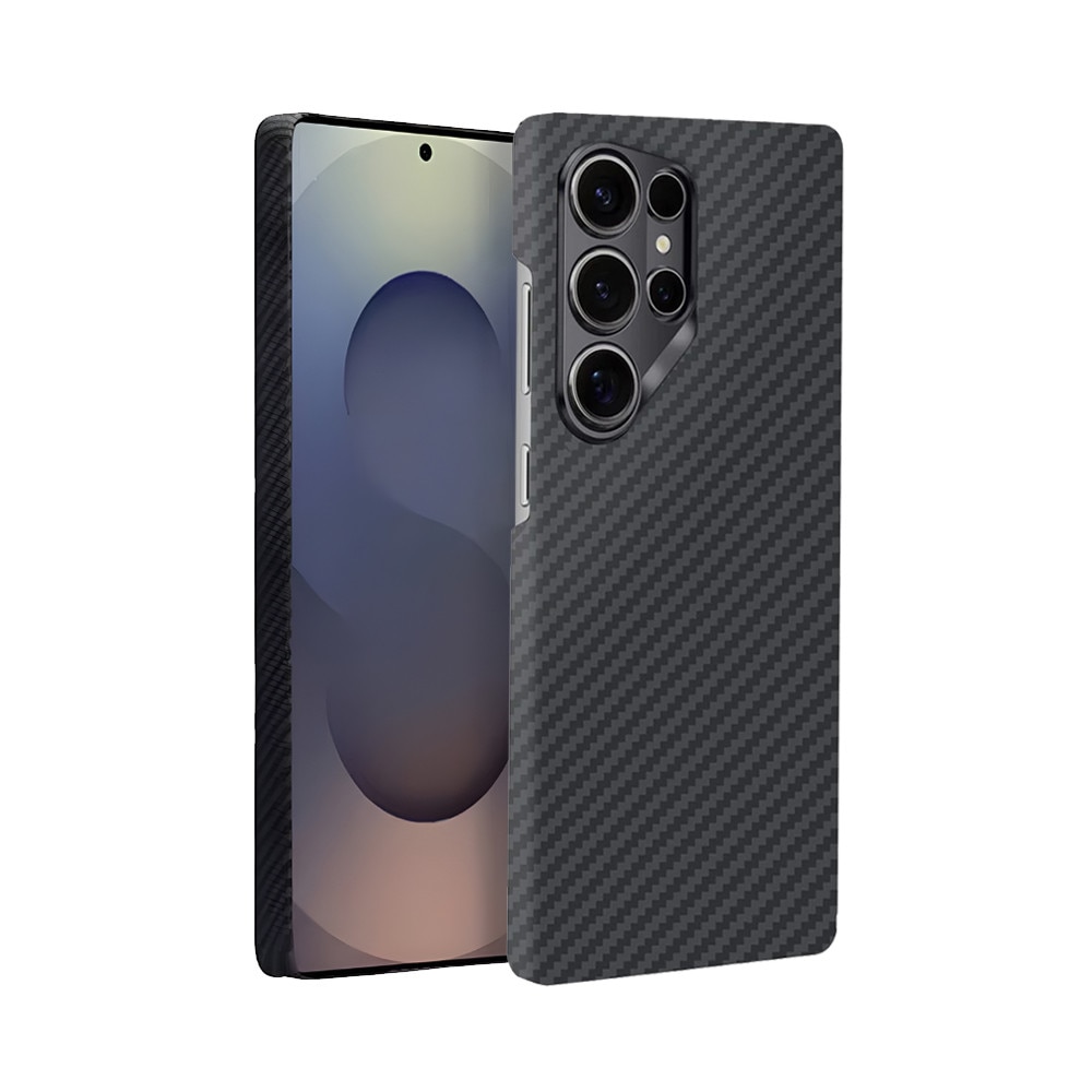 Husă de protecție pentru Samsung Galaxy S26 Ultra, FONIX, Kevlar, Negru, Ultra-subțire, Anti-încărcare