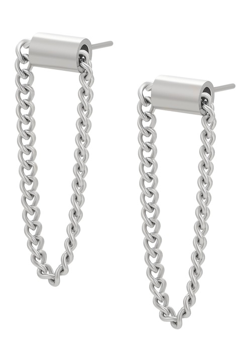 Cercei dama, Joella, Jewelry Collection, inox, argintii, one size