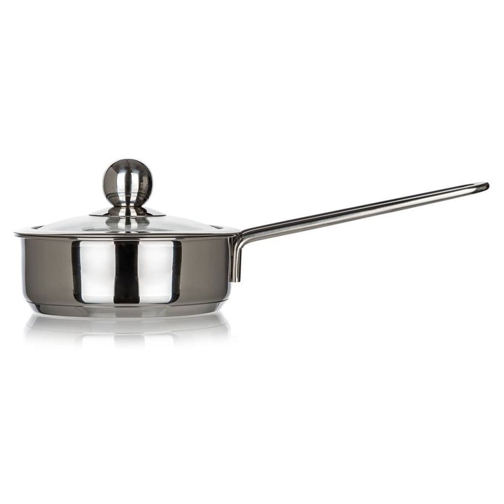 Cratita Banquet, 14x5cm, 0.75l, inox, cu capac