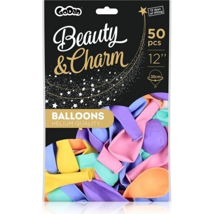 Комплект балони Godan Beauty&Charm MIX 30см, 50 броя