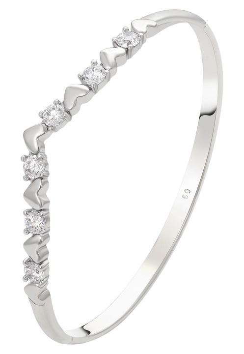 Bratara dama, Joella, cupru, argintiu