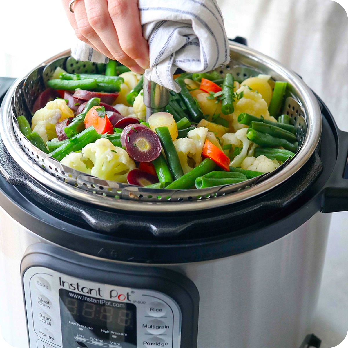 Multicooker Instant Pot Duo 6Qt 112-0182-01-EU, 1000W, 5.7L, 13