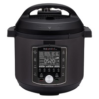 Multicooker Instant Pot Pro 8Qt 113-0057-01-EU, 1400W, 7.6L, 28 programe customizabile, 10 functii, 5 butoane favorite, oala din otel inoxidabil cu manere din silicon