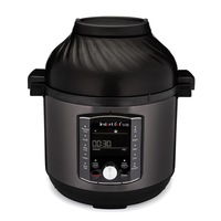Combi Instant Pot Pro Crisp 8Qt 140-0027-01-EU, Multicooker & Friteuza, 8L, 1500W, 11 Functii de gatit, doua capace detasabile gatit sub presiune & friteuza, tehnologie Evencrisp