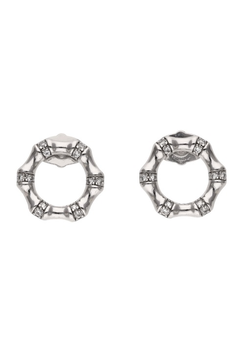 Cercei dama Joella, cupru, argintiu