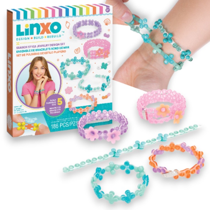 Set creativ pentru realizarea bijuteriilor, Make it real, 179 piese, 23x20x3.4cm