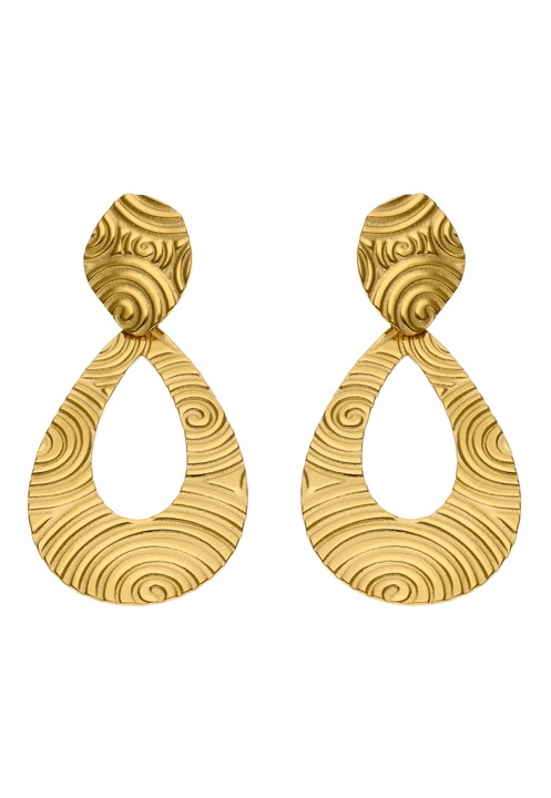 Cercei dama Joella, cupru, auriu