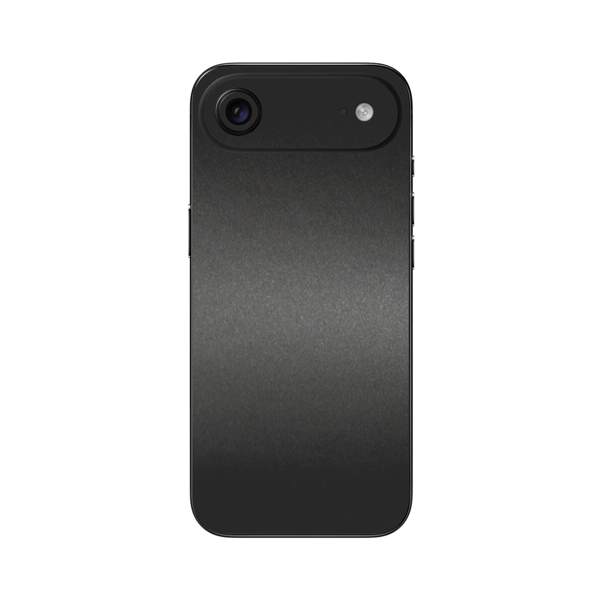 Folie iSkinz pentru Apple iPhone 17 Air - Negru Mat, Simple Cut, Skin AdezivCover, Protectie pentru Carcasa Spate