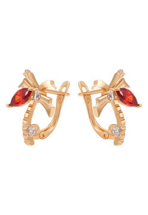 Cercei dama, Joella, cupru, auriu