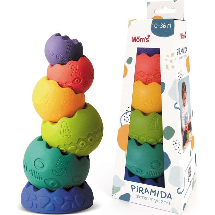 Сетивна пирамида за бебета, HENCZ TOYS