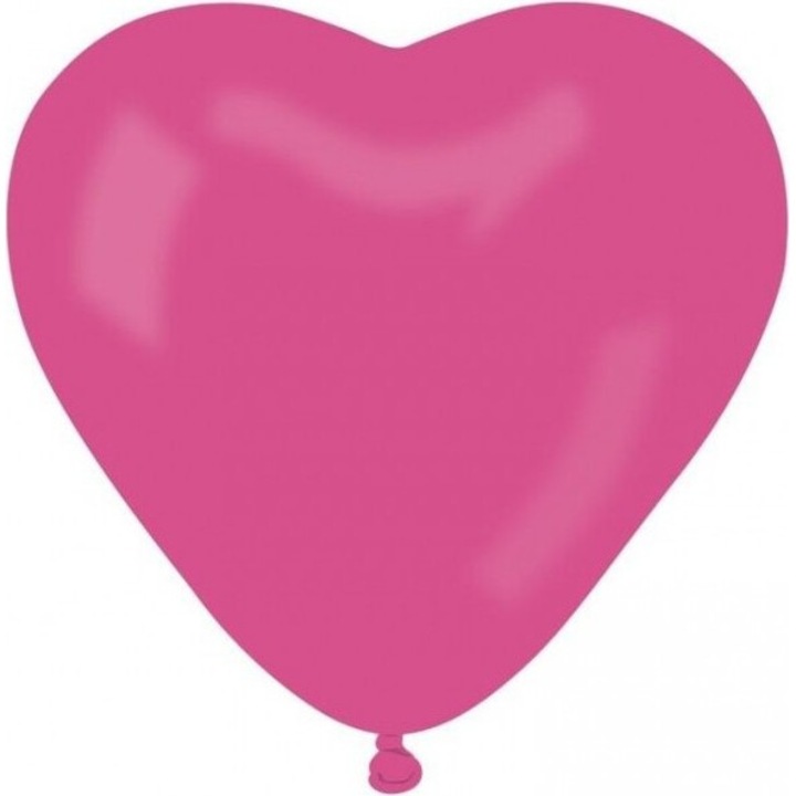 Балони Годан комплект 50 броя, пастел, сърце, тъмнорозови