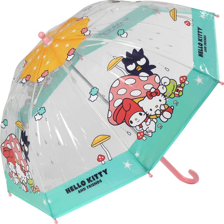 Micki Hello Kitty gyermek esernyő, rózsaszín, 50x50cm
