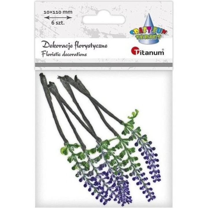 Dekoratív kiegészítők, Wspaniale Ozdoby Kwiatowe, 11cm, szett