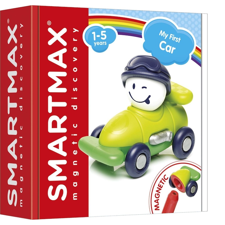 SmartMax My First Car строителен комплект, 6 части, 1 година, 170 гр