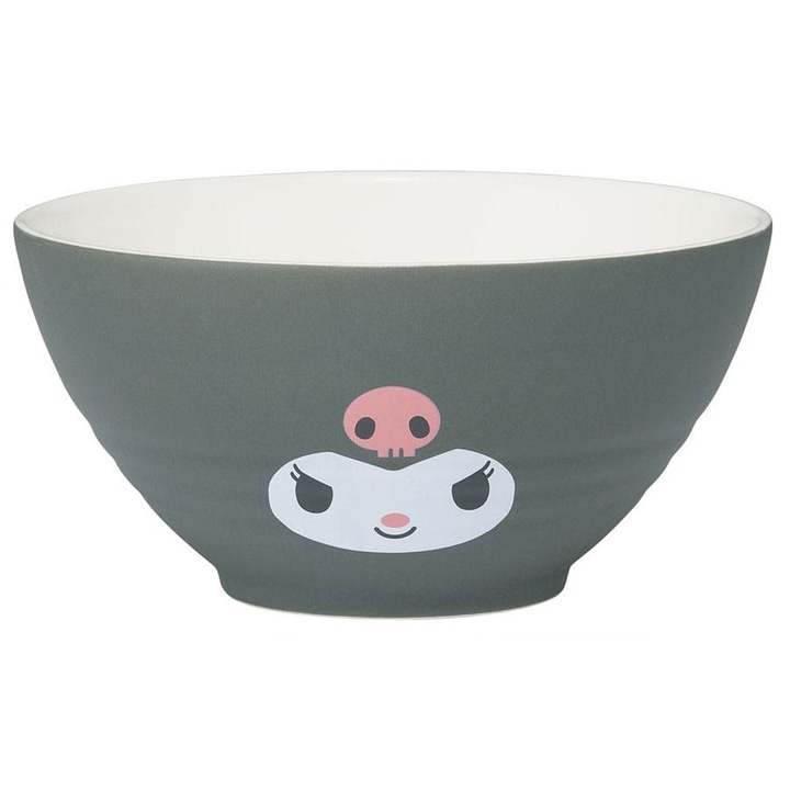 Bol ceramic pentru ramen, model Kuromi Sanrio, 1050 ml, multicolor