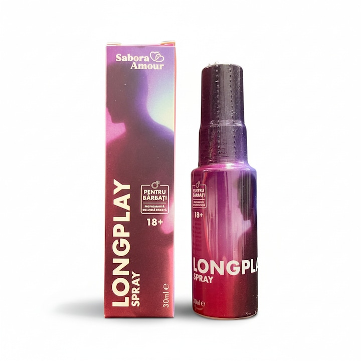 Spray premium Sabora Amour - LongPlay, pentru intarzierea ejacularii, 30 ml