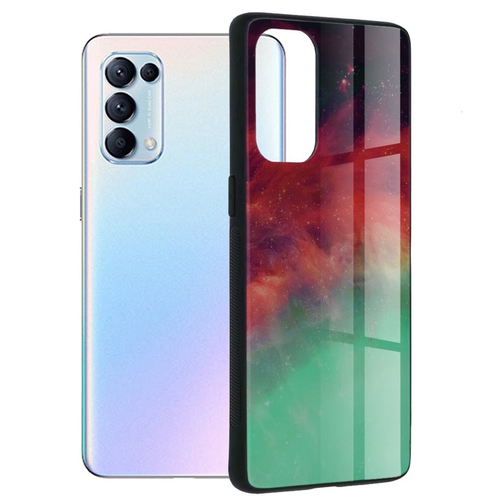 Калъф за Oppo Reno5 Pro 5G, от поликарбонат, Danex, цвят тюркоаз