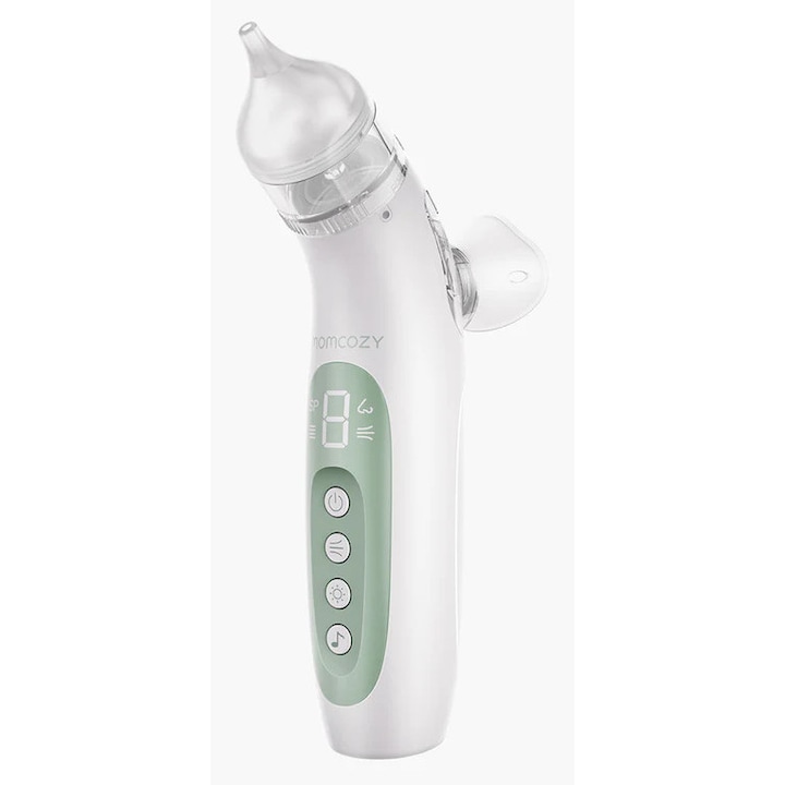 Aspirator nazal electric Momcozy BreezyClear 2 in 1, spray si aspirare