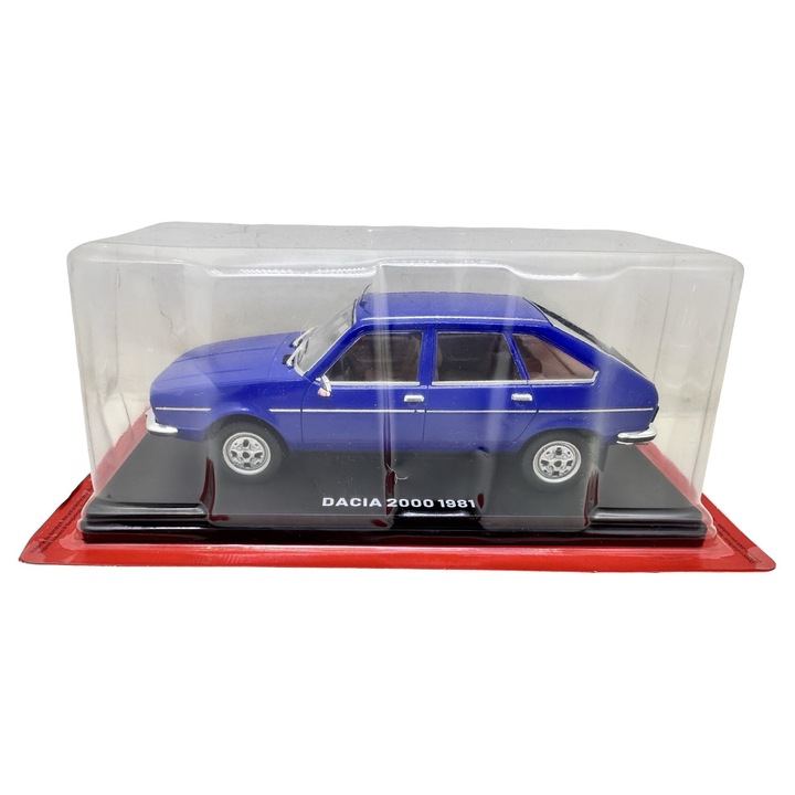 Dacia 2000 kék makett 1:24 1981-ből