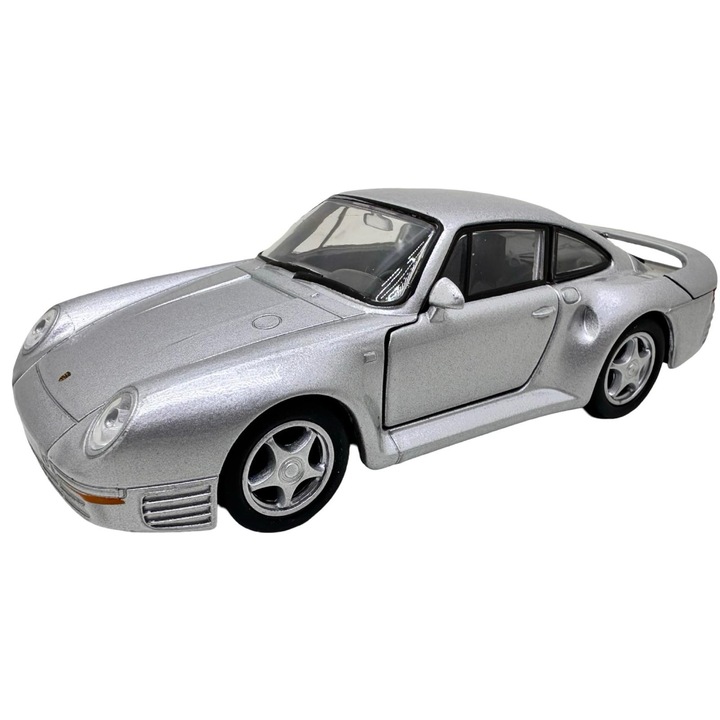 Macheta 1/34-38 Porsche 959 Ezüst fém replika