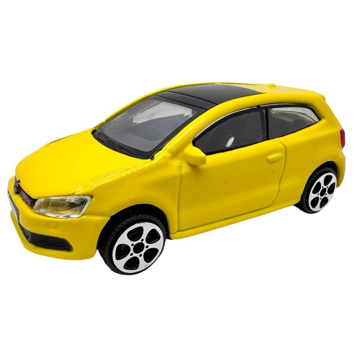Macheta Volkswagen Polo GTI Mark 5 Sárga 1:43 fém replika