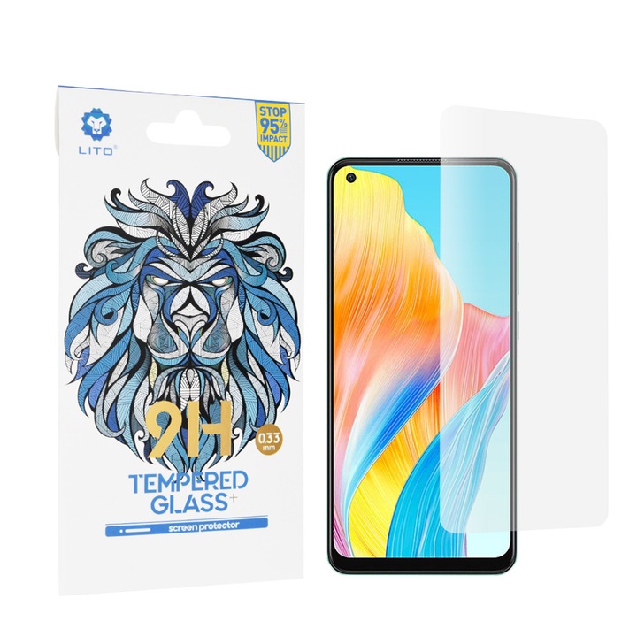 Folie pentru Oppo A78 4G, AntiShock, Lito, Culoare Transparenta