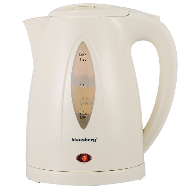 Fierbator electric MAESTRO 1,7L, alb, 2200W, 160x230x210mm