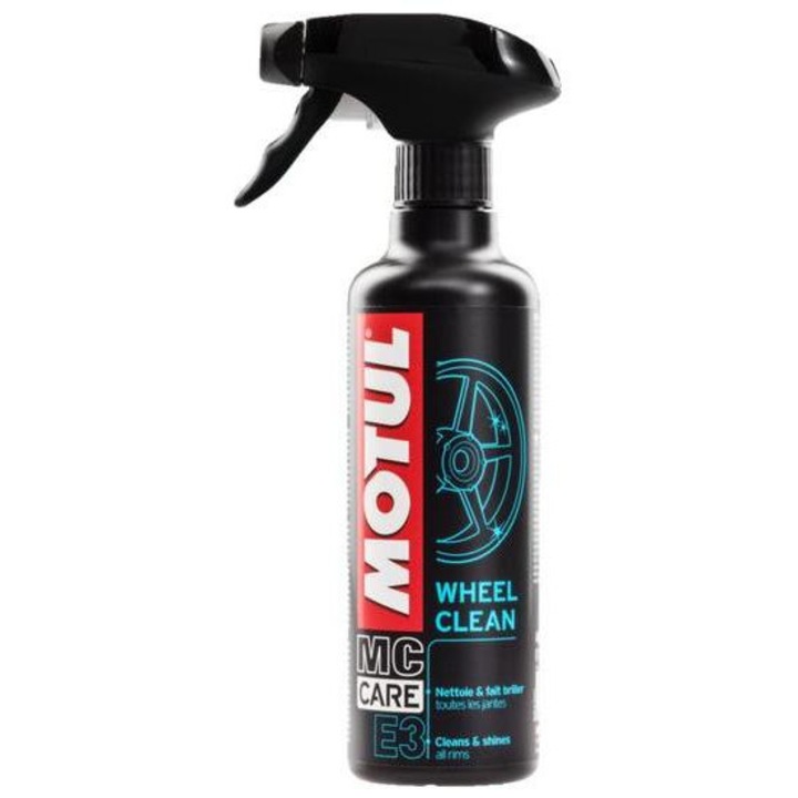 Spray pentru curatare jante MOTUL E3 WHEEL CLEAN, 400 ml