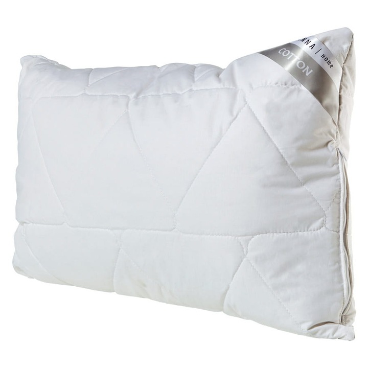 Perna regulata 50x70cm, Senna Home, bumbac, 700g, alb