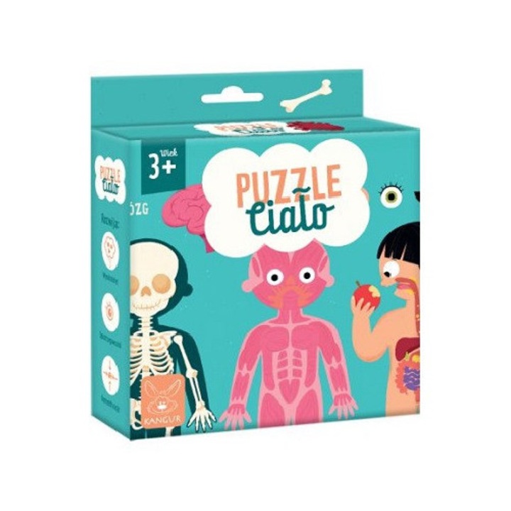 Puzzle Emberi Test 3+, 41589, 3 év+