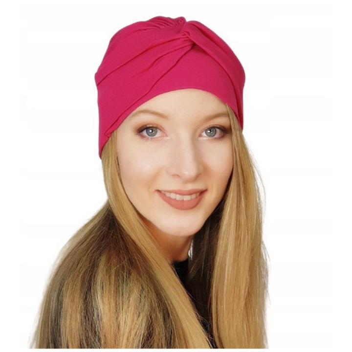 Turban Dama Eva Design Sara 192, Bumbac Moale si Delicat, Usor, Respirabil, Pentru Femei, Protectie Cap Dupa Chimioterapie, Elegant si Confortabil, Fabricat in Polonia