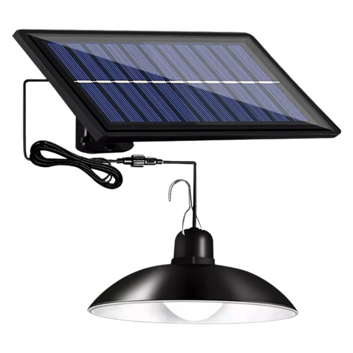 Lampa solara suspendata R2 Invest, 14.8x6.4cm, energie solara, design elegant, set complet