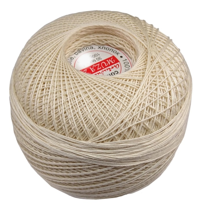 Kordonek ARIADNA MUZA 10 30x6, 100g, 525m, bumbac mercerizat
