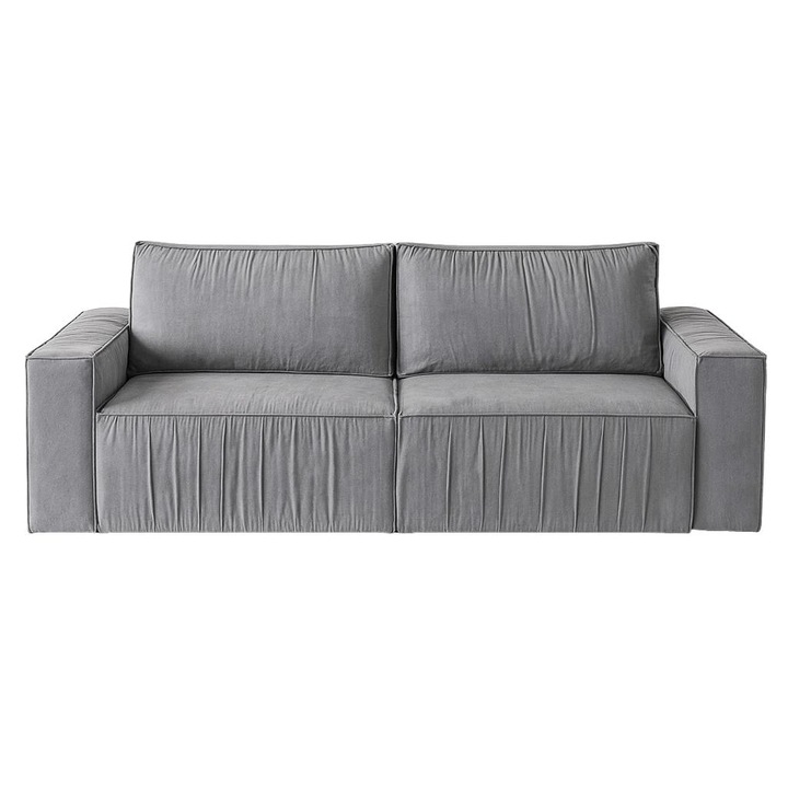 Canapea extensibila Rossinni Cubiq, gri, 270x100x90cm