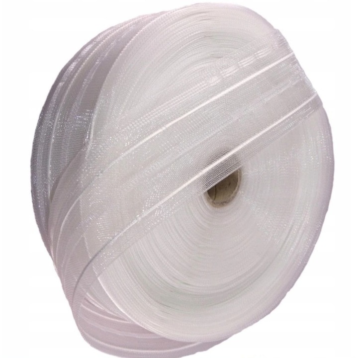 Tasma pentru perdele Ariadna, 50mm, 50mb, alb, set