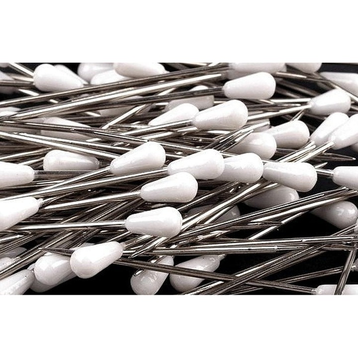 Комплект тапицерски пирони, Куфер, 60 мм, 20 броя, бели