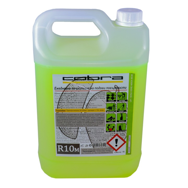 Cobra univerzális padlótisztító, Mangó, 5 l