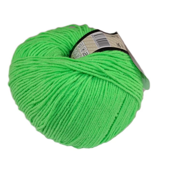 Fire textile, Wloczka Jeans, 55% bumbac, 45% acril, 160m, 50g, set 10 bucati