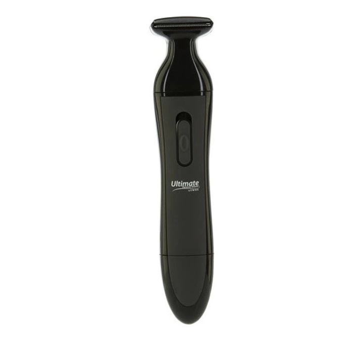 Aparat de ras electric pentru barbati Swan Ultimate Personal Shaver, negru, cu accesorii si organizator, alimentare cu 2 baterii AAA