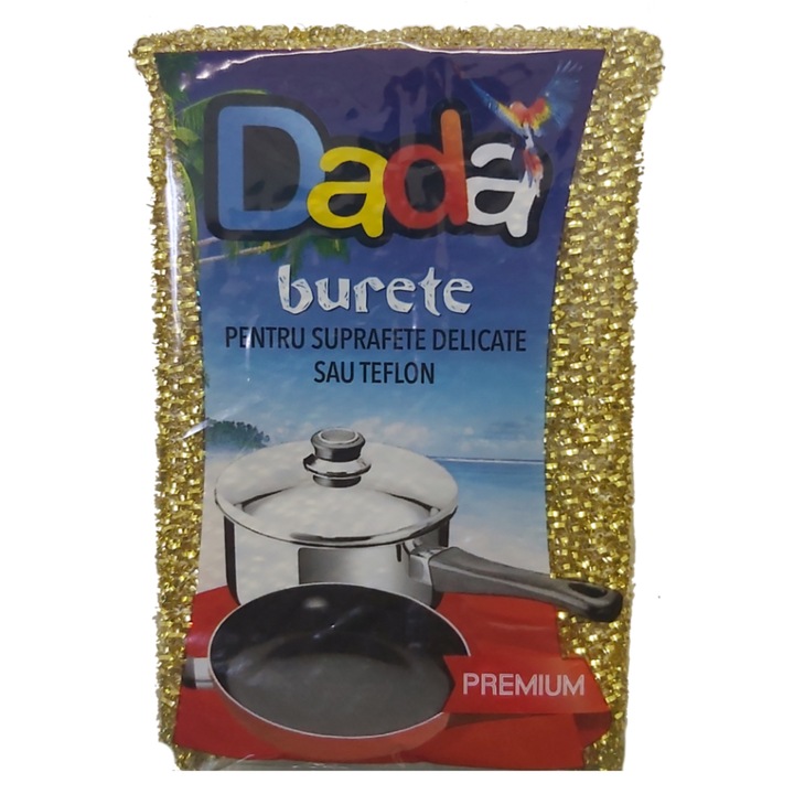 Burete Vase, Dada, Suprafete Delicate sau Teflon, Auriu