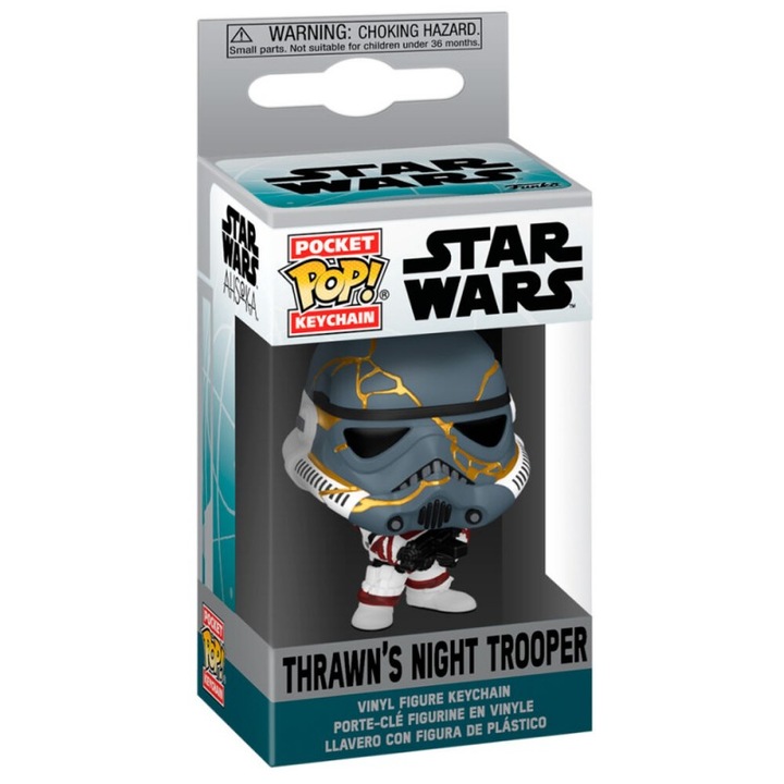 Brelok Funko Star Wars Thrawns Night Trooper 6cm, detalii precise, design unic, multicolor