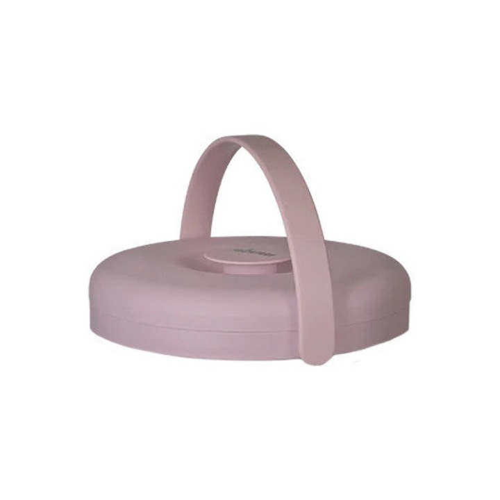 Capac roz pentru cos de depozitare scutece Magic Majestic/Essential, compatibil cu cosuri de dimensiuni standard