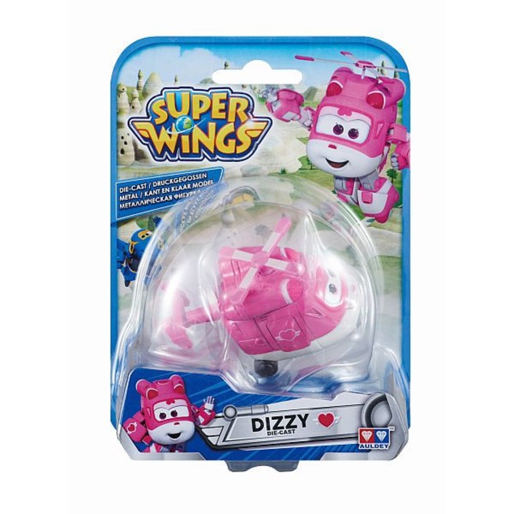 Figurina elicopter Dizzy, Alpha Group, metal, 8cm, set de jucarii Super Wings