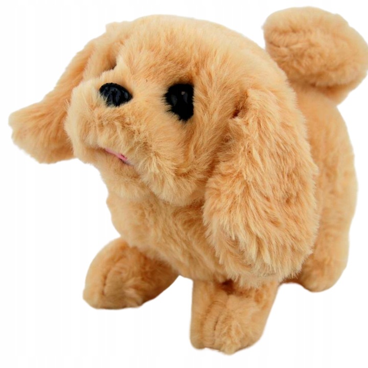 Interaktív játék, Dromader, aranyos kiskutya, sétál és ugat, gyermekeknek, CE tanúsítvány