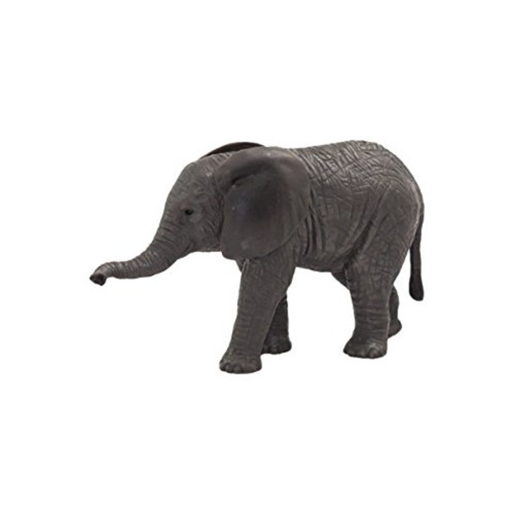 Figurina Animal Planet, elefant african tanar, 4,5x8x3,5cm, set