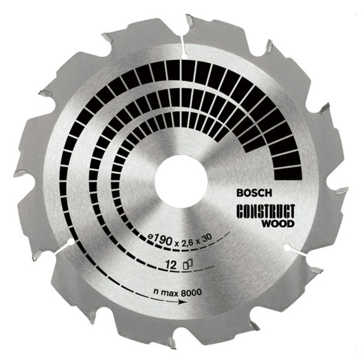 Pila circulara Bosch Construct Wood 500x3,8x30mm, 36 dinti