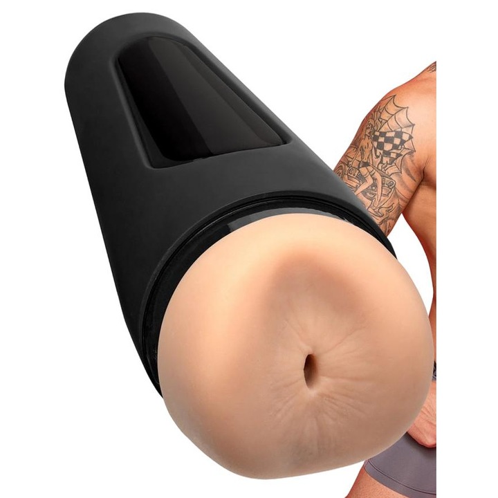 Анатомичен мастурбатор Doc Johnson Man Squeeze Ryan Bones, разнообразна текстура, 21,5x8см, естествен