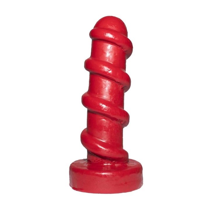 Dildo, Prowler Carousel, rosu, 18x4cm, material elastic, design modern