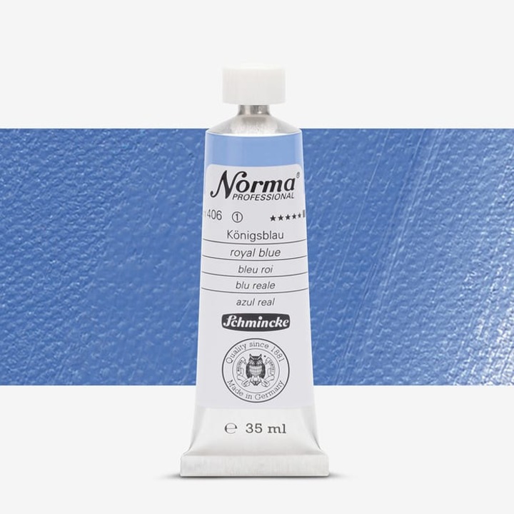 Culori ulei extra-fine 35 ml Norma - Schmincke, 406 Royal blue