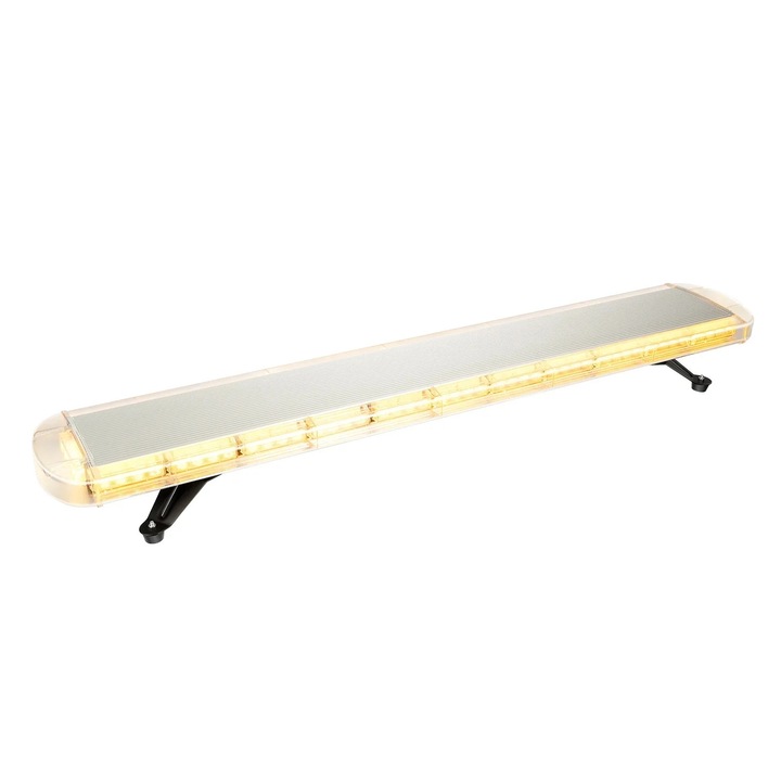 Bara stroboscopica LED 96 LED-uri, 16 moduri, galbena, 129, 5x21x13cm